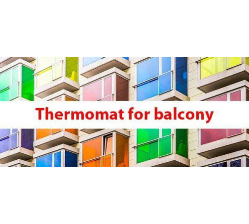 Нагревательный мат для балконов Thermo Thermomat TVK-300-BL 2.0 кв. м TVK-300-BL-2