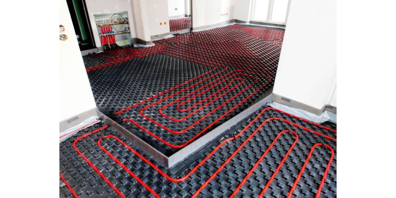 Монтаж теплого пола водяного в частном доме