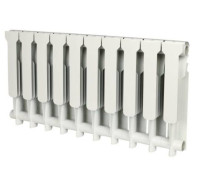 Радиатор алюминиевый ROMMER Profi 350 10 секций боковое подключение RAL-1210-035010 RAL 9016
