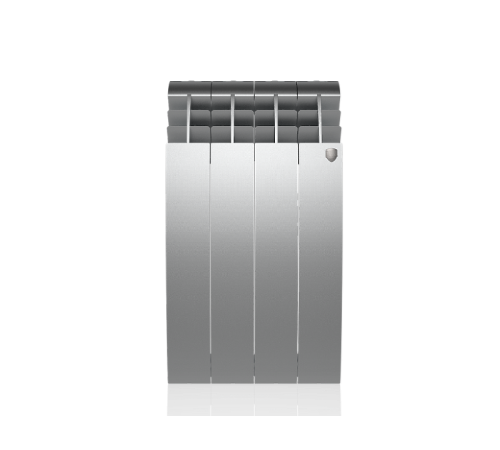 Радиатор биметаллический Royal Thermo BiLiner 500 Silver Satin боковое подключение 4 секции НС-1176317
