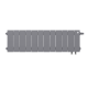 Радиатор биметаллический Royal Thermo PianoForte 200 Silver Satin 12 секций нижнее подключение НС-1346022