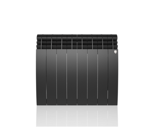 Радиатор биметаллический Royal Thermo BiLiner 500 Noir Sable боковое подключение 8 секций НС-1176313