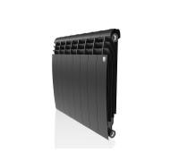 Радиатор биметаллический Royal Thermo BiLiner 500 Noir Sable боковое подключение 8 секций НС-1176313