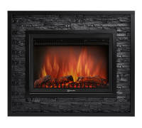 Портал для электрокамина Firelight Loft 30 черный камень черная эмаль НС-1199827