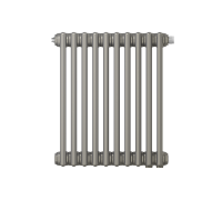 Радиатор трубчатый Zehnder Charleston Retrofit 3057 08 секций боковое подключение 0325 TL с кронштейнами 1223296