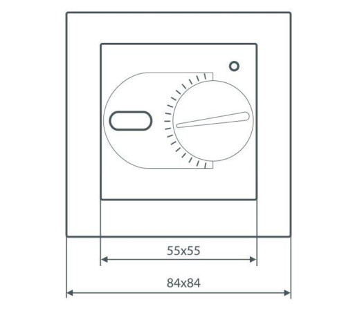 Терморегулятор для теплого пола Thermo Thermoreg TI-200 Design черный TI-200 Design Black