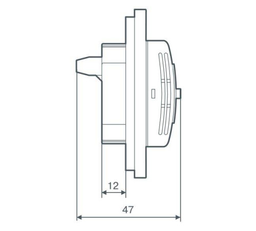 Терморегулятор для теплого пола Thermo Thermoreg TI-200 Design черный TI-200 Design Black