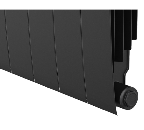 Радиатор биметаллический Royal Thermo BiLiner 500 Noir Sable боковое подключение 6 секций НС-1176312