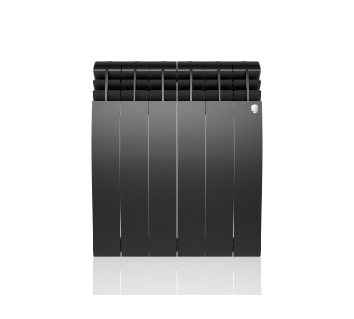 Радиатор биметаллический Royal Thermo BiLiner 500 Noir Sable боковое подключение 6 секций НС-1176312