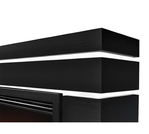 Портал для электрокамина Firelight Moderno 25 шпон черный дуб НС-1241830