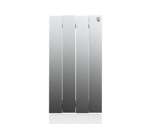 Радиатор биметаллический Royal Thermo PianoForte 500 Silver Satin 4 секции НС-1176338
