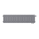 Радиатор биметаллический Royal Thermo PianoForte 200 Silver Satin 14 секций нижнее подключение НС-1346024