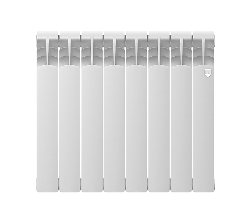 Радиатор алюминиевый Royal Thermo Revolution 500 2.0 8 секций боковое подключение НС-1340191