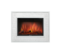 Портал для электрокамина Firelight Loft 30 белый камень белая эмаль НС-1182357