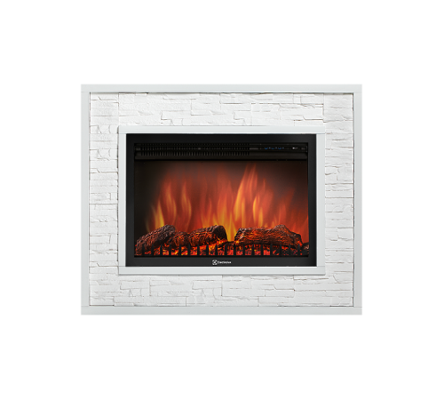 Портал для электрокамина Firelight Loft 30 белый камень белая эмаль НС-1182357
