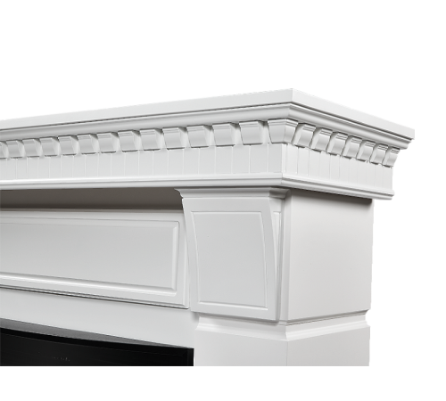 Портал для электрокамина Firelight Elegante 30 белый НС-1233303