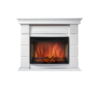 Портал для электрокамина Firelight Elegante 30 белый НС-1233303