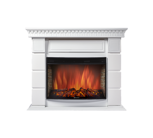 Портал для электрокамина Firelight Elegante 30 белый НС-1233303