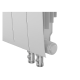 Радиатор биметаллический Royal Thermo BiLiner 350 12 секций VDR Bianco Traffico НС-1309705