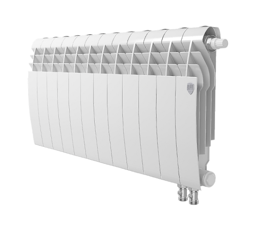 Радиатор биметаллический Royal Thermo BiLiner 350 12 секций VDR Bianco Traffico НС-1309705