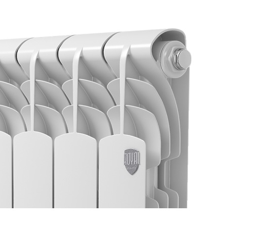 Радиатор алюминиевый Royal Thermo Revolution 500 2.0 10 секций боковое подключение НС-1340186