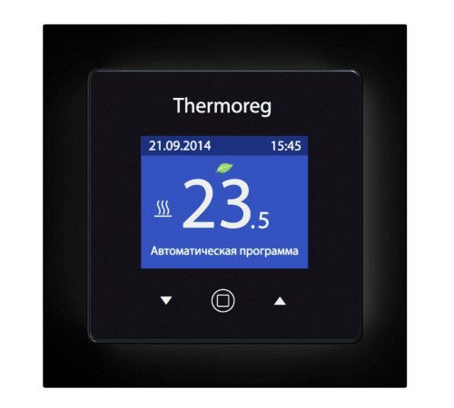 Терморегулятор для теплого пола Thermo Thermoreg TI-970 Black сенсорный
