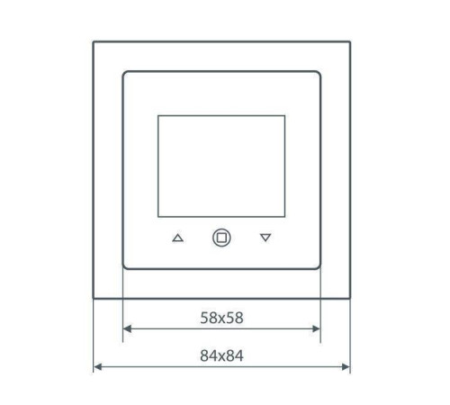 Терморегулятор для теплого пола Thermo Thermoreg TI-970 White сенсорный