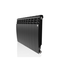 Радиатор биметаллический Royal Thermo BiLiner 500 Noir Sable боковое подключение 10 секций НС-1176307