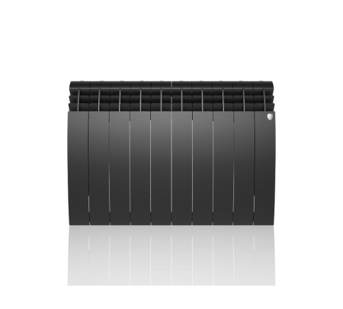 Радиатор биметаллический Royal Thermo BiLiner 500 Noir Sable боковое подключение 10 секций НС-1176307