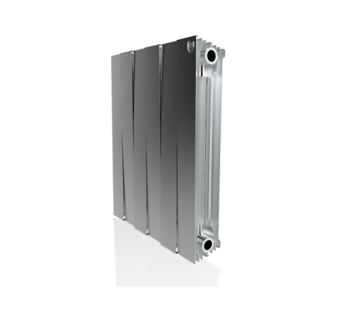 Радиатор биметаллический Royal Thermo PianoForte 500 Silver Satin 6 секций НС-1176340