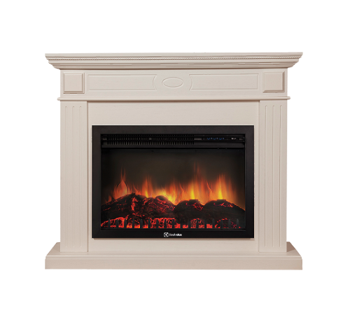 Портал для электрокамина Firelight Bianco 25 шпон беленый дуб 1121768