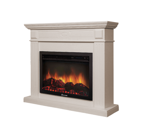 Портал для электрокамина Firelight Bianco 25 шпон беленый дуб 1121768