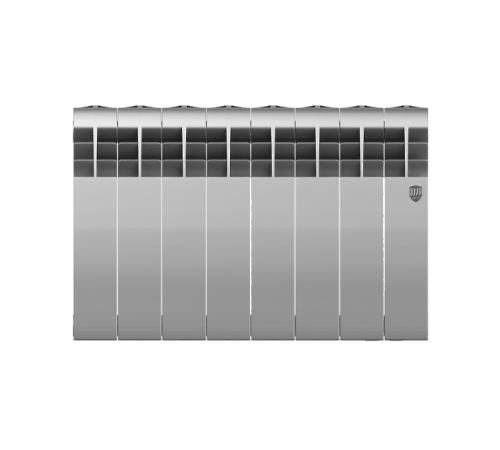 Радиатор биметаллический Royal Thermo BiLiner 350 Silver Satin 8 секций боковое подключение НС-1197130