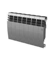 Радиатор биметаллический Royal Thermo BiLiner 350 Silver Satin 8 секций боковое подключение НС-1197130