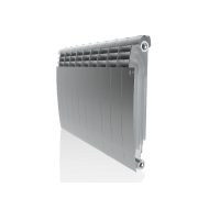 Радиатор биметаллический Royal Thermo BiLiner 500 Silver Satin боковое подключение 10 секций НС-1176315