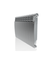 Радиатор биметаллический Royal Thermo BiLiner 500 Silver Satin боковое подключение 10 секций НС-1176315