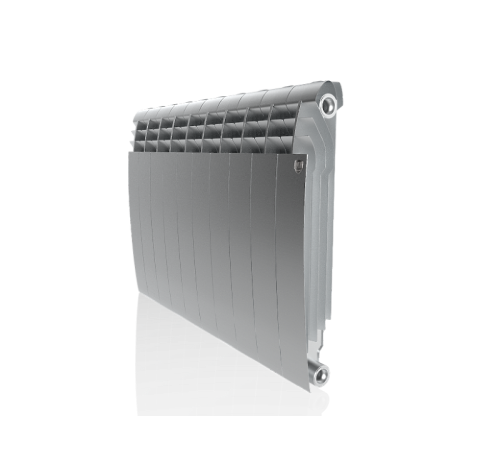 Радиатор биметаллический Royal Thermo BiLiner 500 Silver Satin боковое подключение 10 секций НС-1176315
