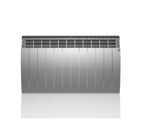 Радиатор биметаллический Royal Thermo BiLiner 500 Silver Satin боковое подключение 12 секций НС-1176316