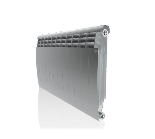 Радиатор биметаллический Royal Thermo BiLiner 500 Silver Satin боковое подключение 12 секций НС-1176316