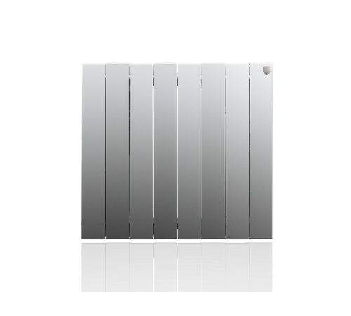 Радиатор биметаллический Royal Thermo PianoForte 500 Silver Satin 8 секций НС-1176341