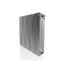 Радиатор биметаллический Royal Thermo PianoForte 500 Silver Satin 8 секций НС-1176341