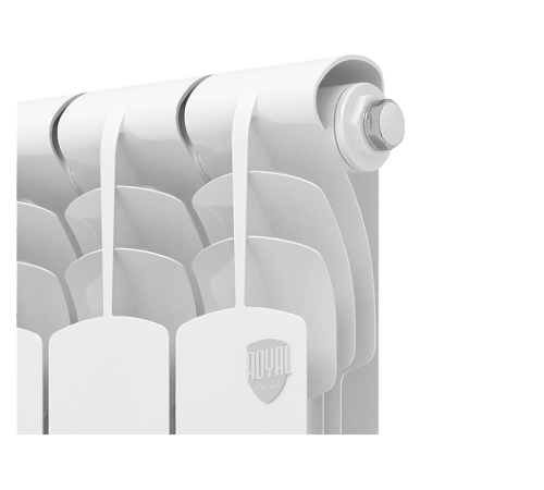 Радиатор биметаллический Royal Thermo Revolution Bimetall 500 2.0 6 секций боковое подключение НС-1295116