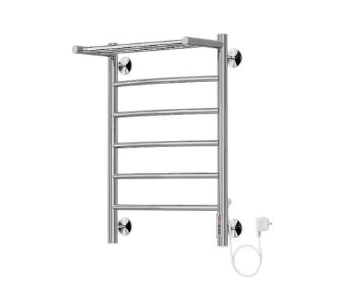 Полотенцесушитель электрический Royal Thermo Аора П6 с полкой 450x650 мм с диммером НС-1285076