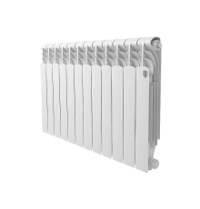 Радиатор алюминиевый Royal Thermo Revolution 500 2.0 12 секций боковое подключение НС-1340187