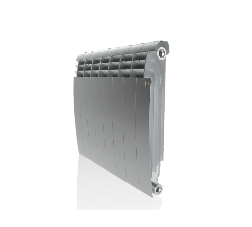 Радиатор биметаллический Royal Thermo BiLiner 500 Silver Satin боковое подключение 8 секций НС-1176319