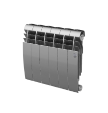 Радиатор биметаллический Royal Thermo BiLiner 350 Silver Satin 6 секций боковое подключение НС-1197129