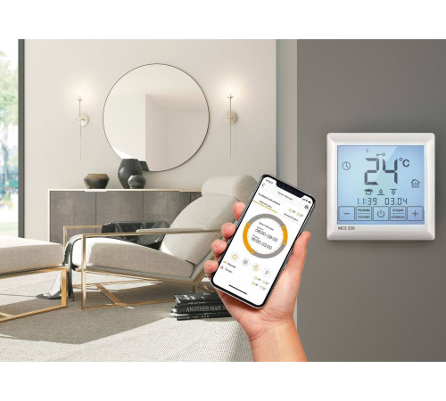 Терморегулятор программируемый Теплолюкс MCS 350 Wi-Fi белый 2265560