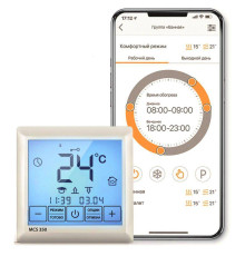 Терморегулятор программируемый Теплолюкс MCS 350 Wi-Fi белый 2265560