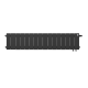 Радиатор биметаллический Royal Thermo PianoForte 200 Noir Sable 16 секций нижнее подключение НС-1346008