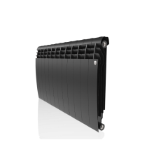 Радиатор биметаллический Royal Thermo BiLiner 500 Noir Sable боковое подключение 12 секций НС-1176310